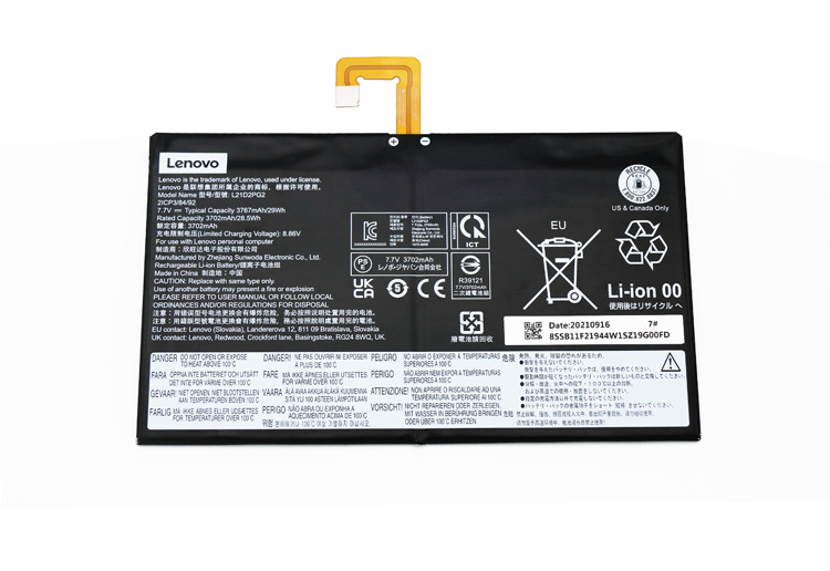 Original Battery Lenovo L21D2PG2 L21B2PG2 3767mAh 29Wh