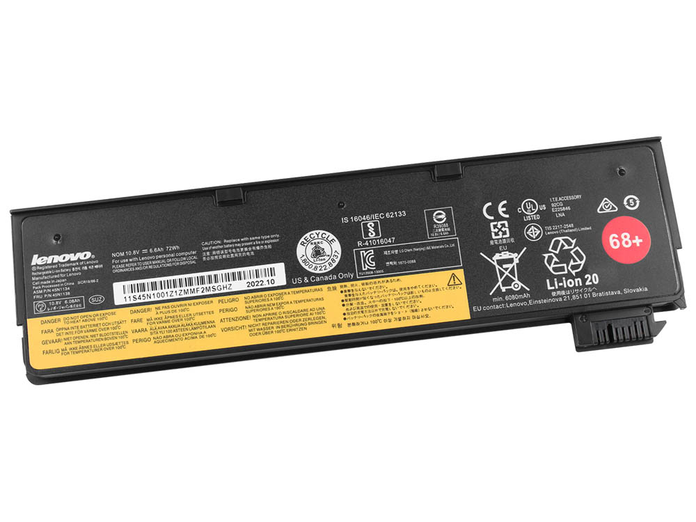 Original Battery Lenovo ThinkPad L450 20DSA065CD 6600mAh 72Wh
