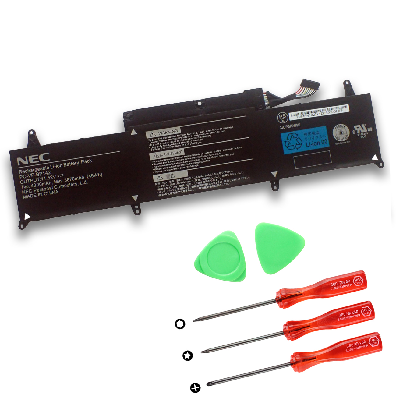 NEC LAVIE PM550BA PM750BA Original Battery 4300mAh 45Wh