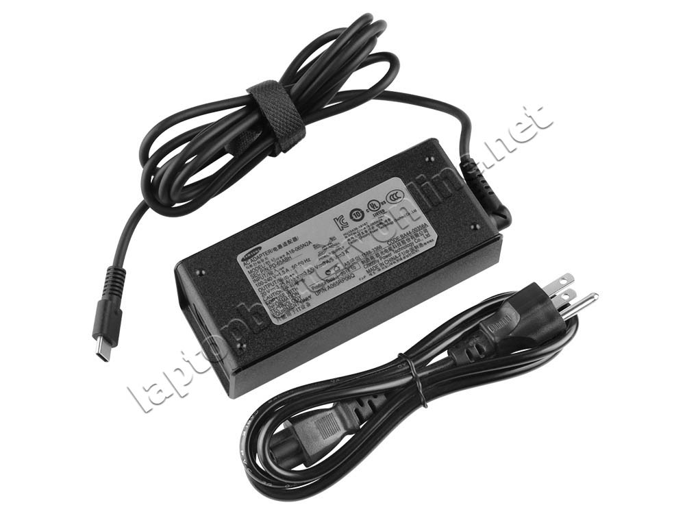 Original 65W USB-C Samsung Galaxy Book2 Pro 360 5G NP935QNA-KA2TT AC Adapter Charger + Power Cord