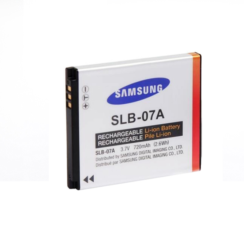 Original Battery Samsung SLB-07B SLB-07A 720mAh 2.6Wh
