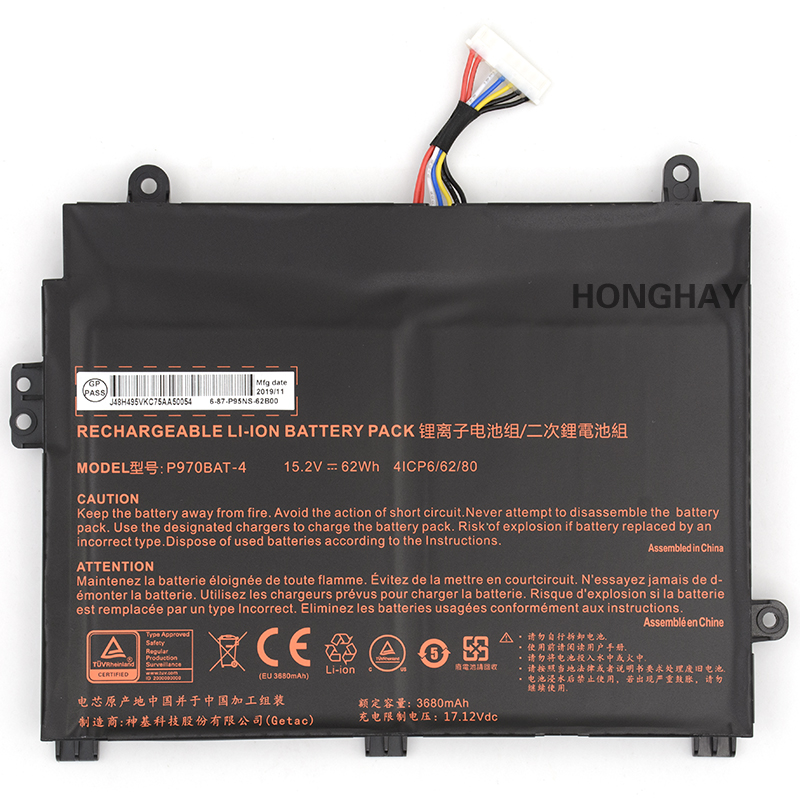 Battery 3680mAh 62Wh CameronSino CS-CLP960NB