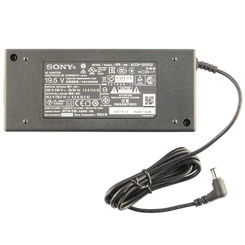 Original 120W Charger Sony KD-65XE7005 TV AC Adapter