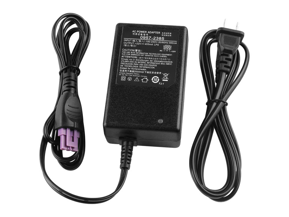 Original 10W HP Deskjet 2620 All-in-One Printer AC Adapter + Cord